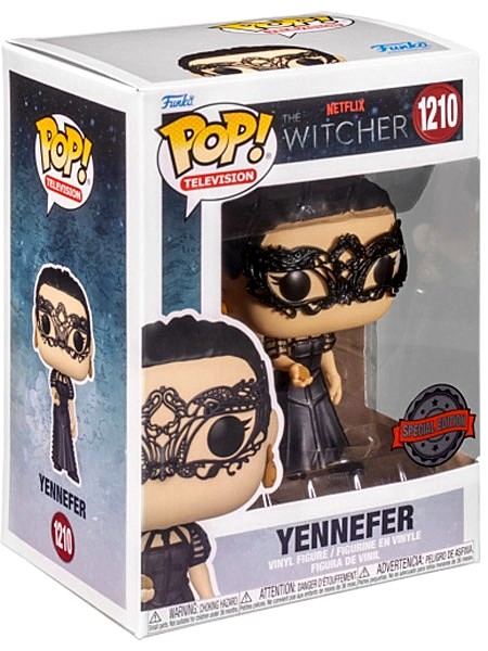 Funko POP #1210 The Witcher Yennefer with Mask Exclusive Figure